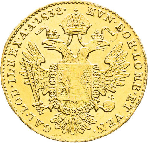 Ducat 1832 - back