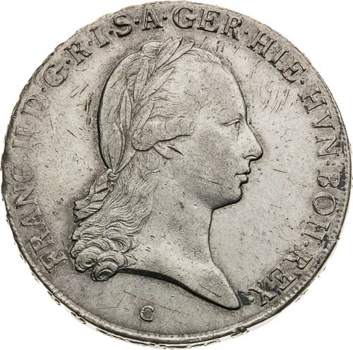 Taler 1796 - front