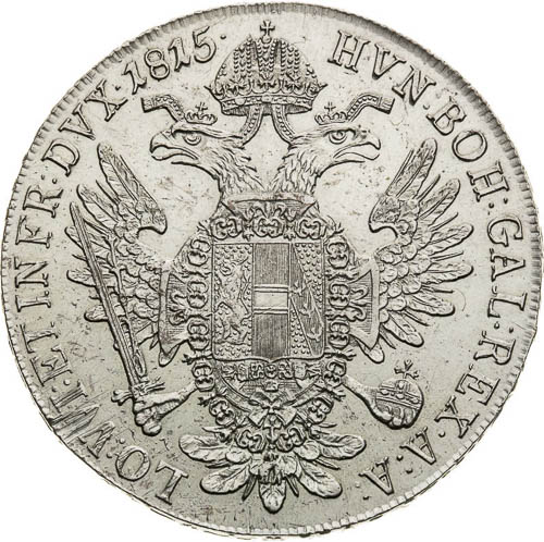Thaler 1815 - back