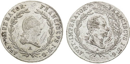 20 Kreutzer (2 pcs) - front
