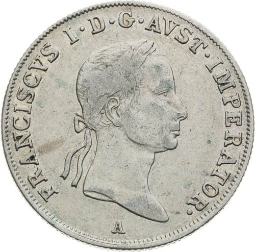 20 Kreutzer 1832 - front