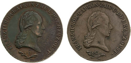 6 Kreutzer 1800 - front