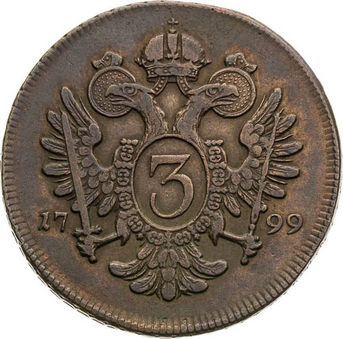 3 Kreutzer 1799 - back
