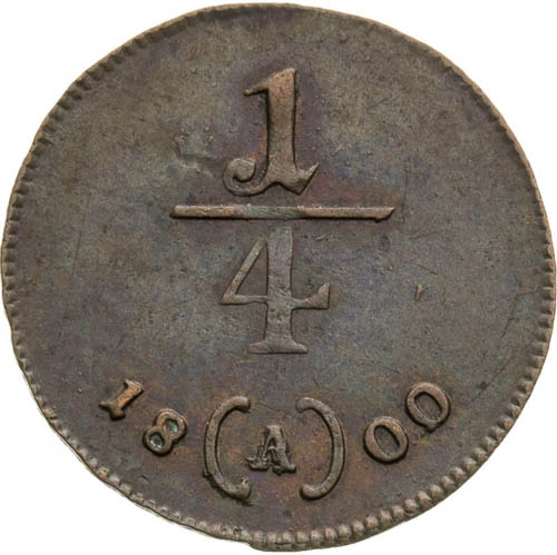 1/4 Kreutzer 1800 - back