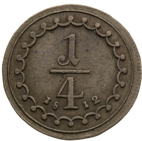1/4 Kreutzer 1812 (2 pcs) - back