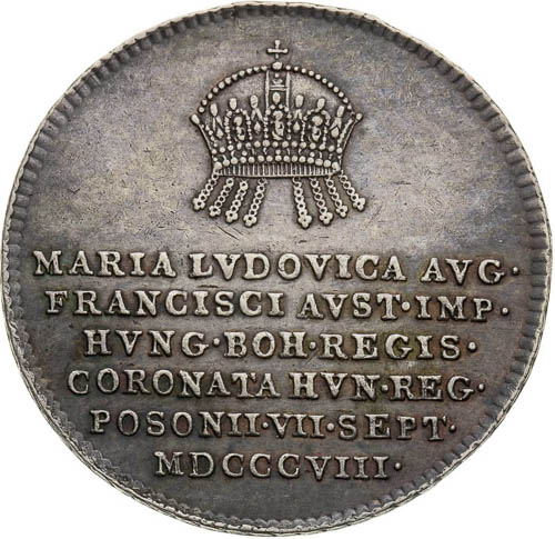 Silver Token 1808 - front