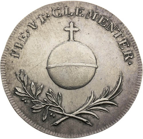 Silver Token 1825 - back