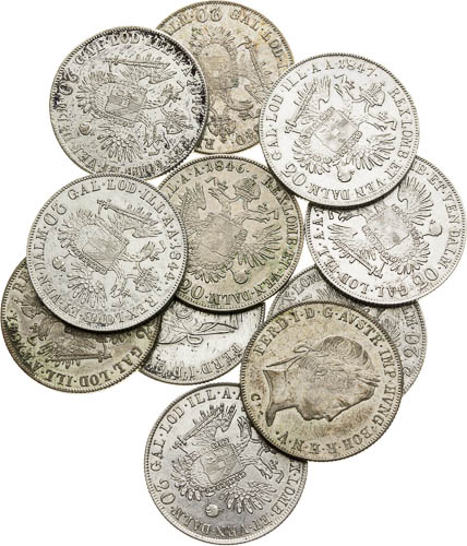 20 Kreutzer (11 pcs) - front