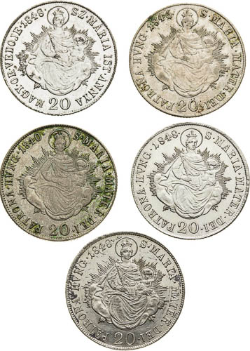 20 Kreutzer (5 pcs) - back