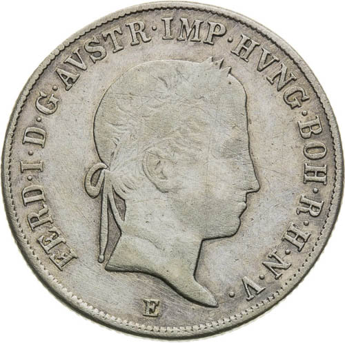 20 Kreutzer 1843 - front