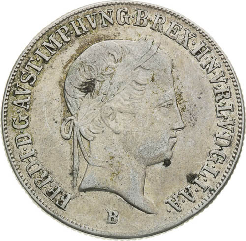 20 Kreutzer 1844 - front