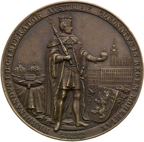 Coronation medal 1836 - front