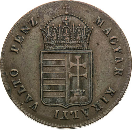 Kreutzer 1848 (screw) - front