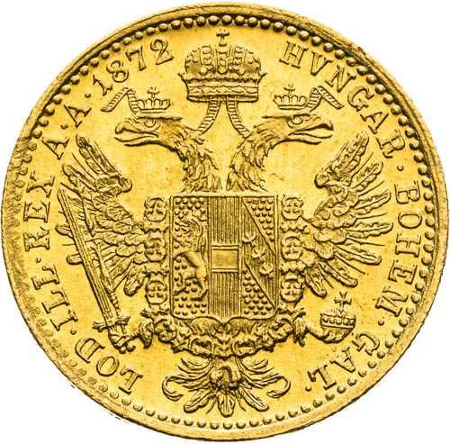 Ducat 1872 - back
