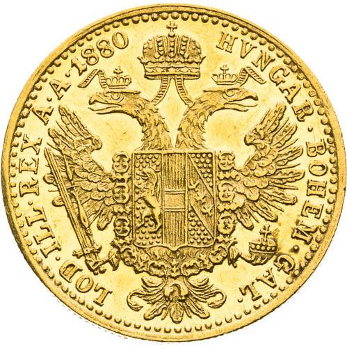Ducat 1880 - back