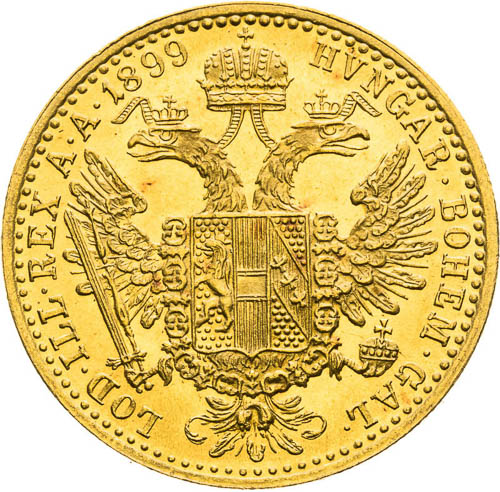 Ducat 1899 - back