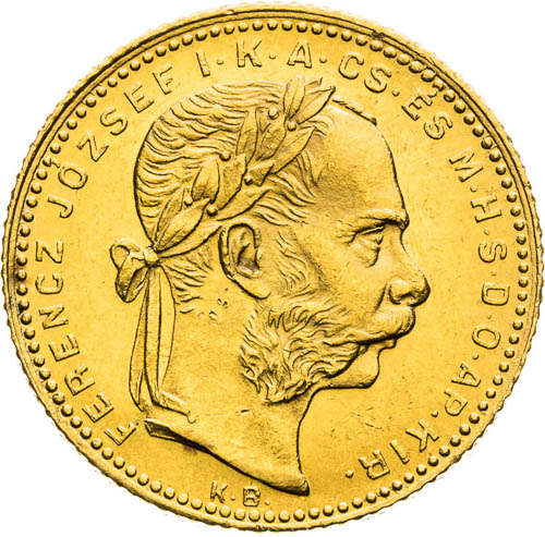 8 Forint 1880 - front