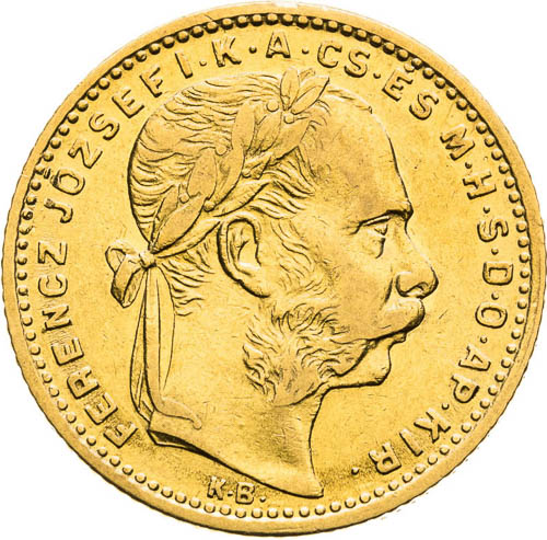 8 Forint 1882 - front