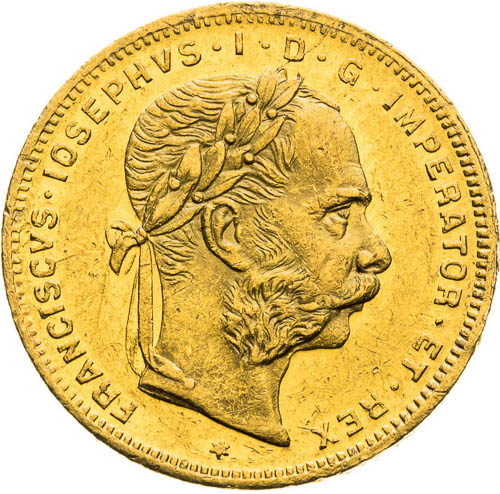 8 Florin 1883 - front