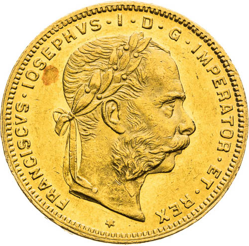 8 Florin 1885 - front