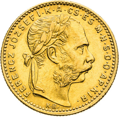8 Forint 1888 - front