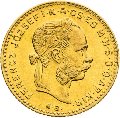 4 Zlatník 1889 - avers