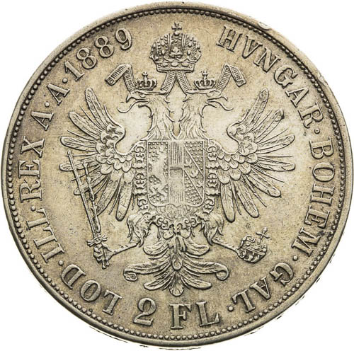 2 Zlatník 1889 - revers