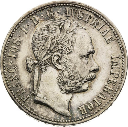 Gulden 1875 - front