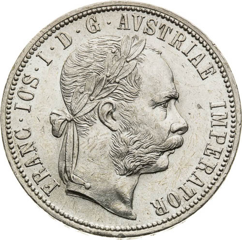 Gulden 1883 - front