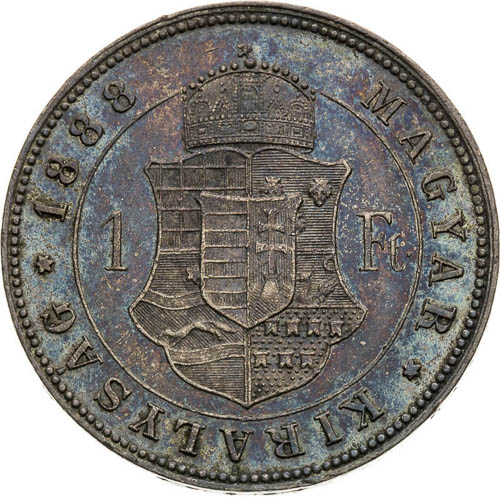Gulden 1888 - back