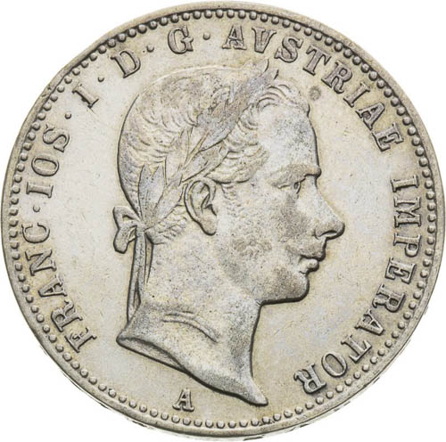 1/4 Gulden 1858 - front
