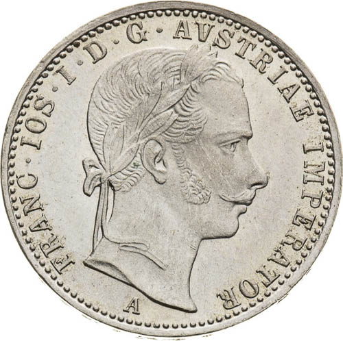 1/4 Gulden 1864 - front