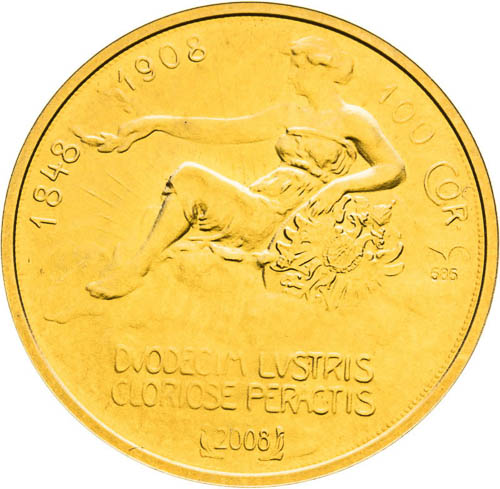 Miniature Medal 1908/2008 - back