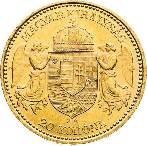 20 Corona 1892 - back