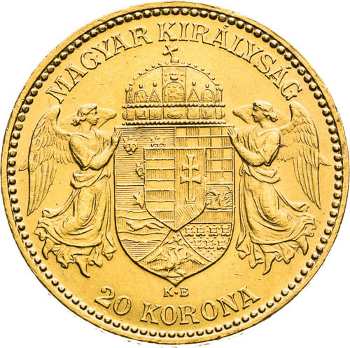 20 Corona 1894 - back