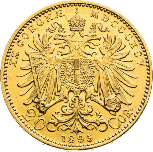 20 Corona 1895 - back