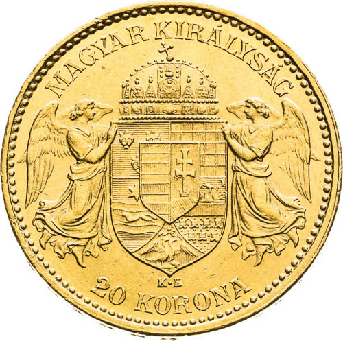 20 Corona 1897 - back