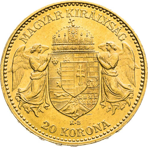 20 Corona 1898 - back