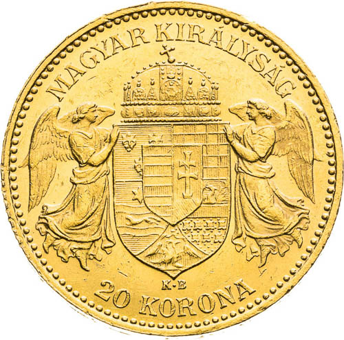 20 Corona 1899 - back