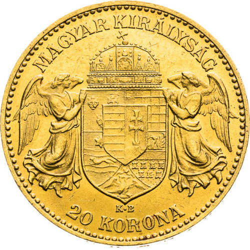 20 Corona 1901 - back