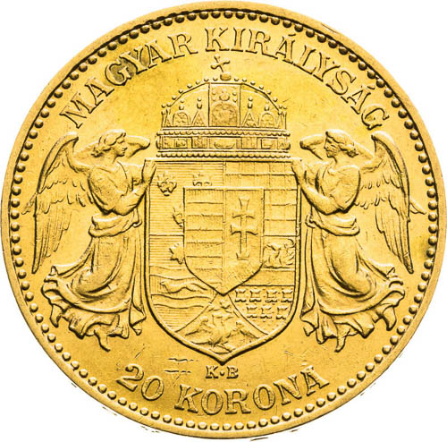 20 Corona 1902 - back