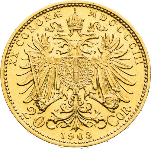 20 Corona 1903 - back