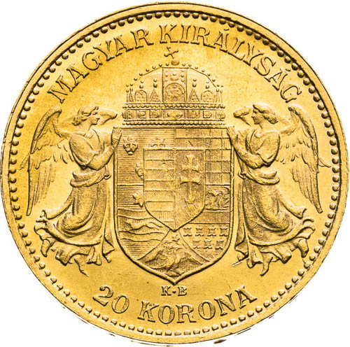 20 Corona 1905 - back