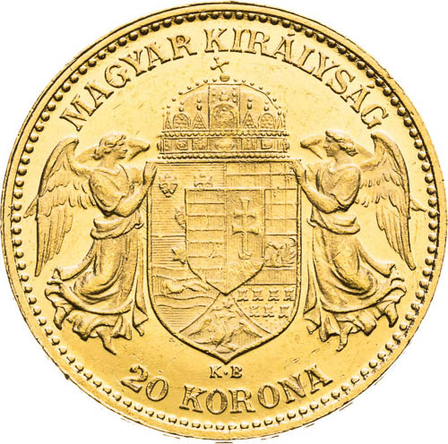 20 Corona 1909 - back