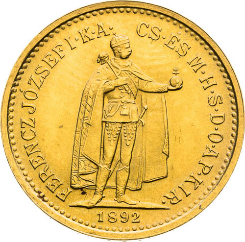 10 Corona 1892 - front