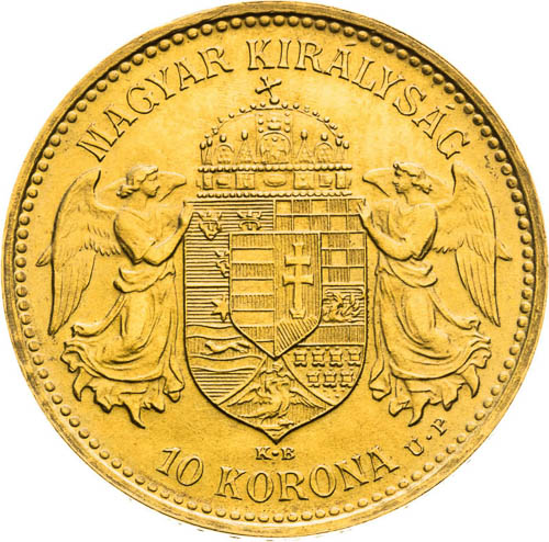 10 Corona 1892 - back