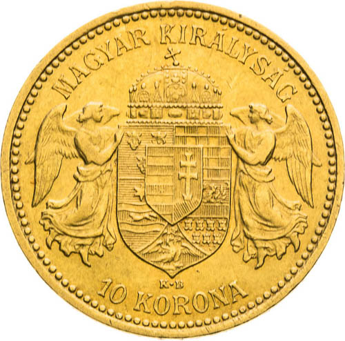 10 Corona 1894 - back