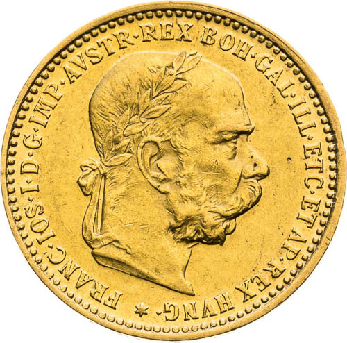 10 Corona 1896 - front
