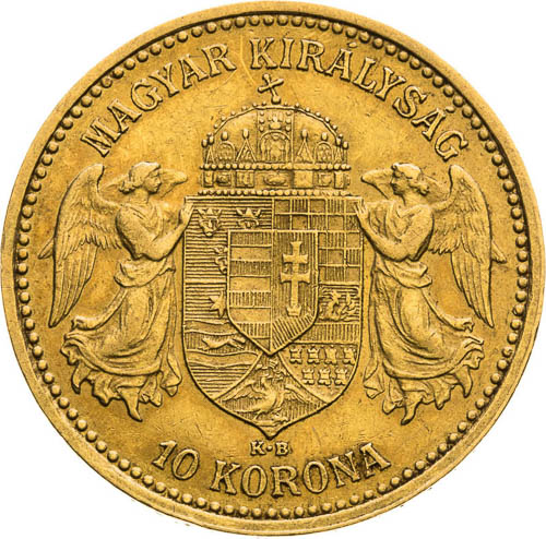 10 Corona 1897 - back