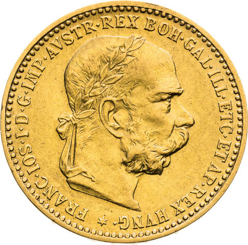 10 Corona 1897 - front